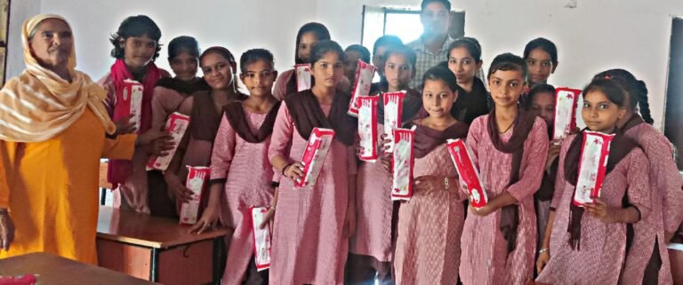 UDGI Foundation Distributes Sanitary Pads in Sambhal Government Schools in Collaboration with Renu Kiran Welfare Foundation and Goonj