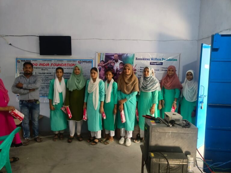 Empowering Young Girls Through Menstrual Hygiene Awareness: UDGI Foundation’s Pad Distribution Drive at R.U.M Inter College, Umari Kalan, Moradabad